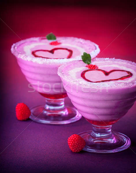 Dessert for Valentine day Stock photo © Anna_Om