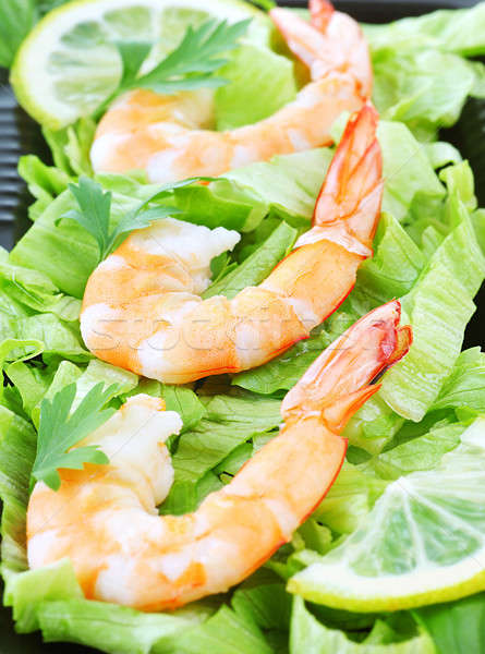 Shrimp salad Stock photo © Anna_Om