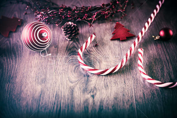 Vintage Christmas background Stock photo © Anna_Om