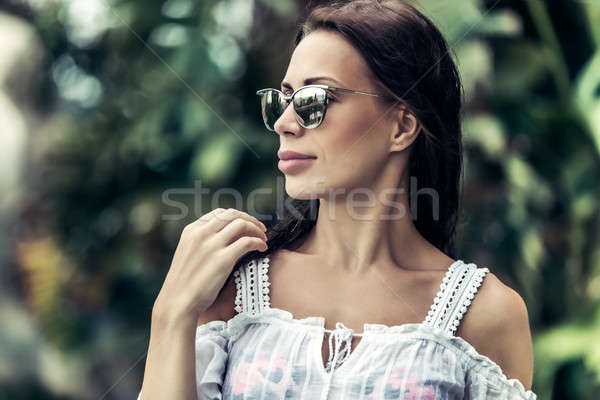 Portrait of a beautiful woman Stock photo © Anna_Om