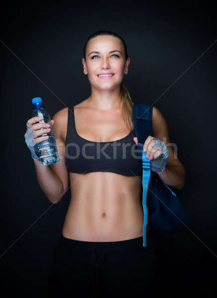 Sportive woman portrait Stock photo © Anna_Om