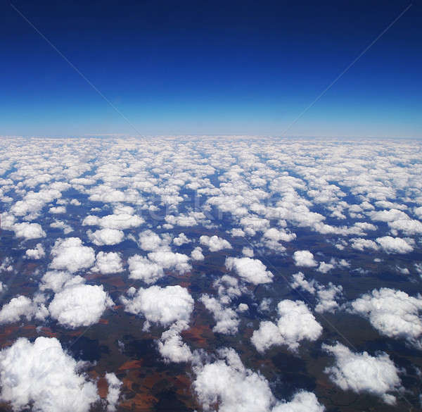 Nublado céu abstrato azul naturalismo nuvens Foto stock © Anna_Om