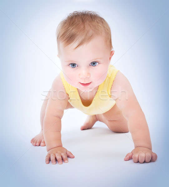 Cute adorable enfant studio drôle [[stock_photo]] © Anna_Om