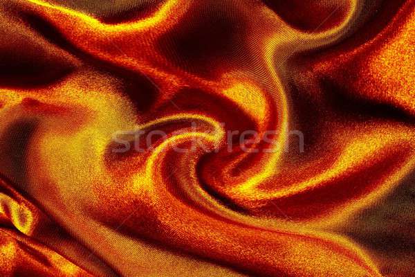Golden Seide Bild Foto abstrakten Textil Stock foto © Anna_Om