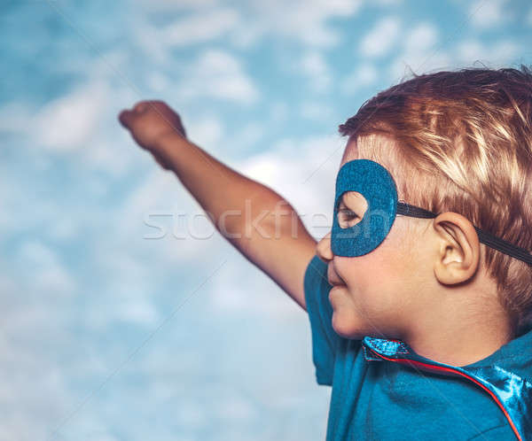 Little superhero Stock photo © Anna_Om