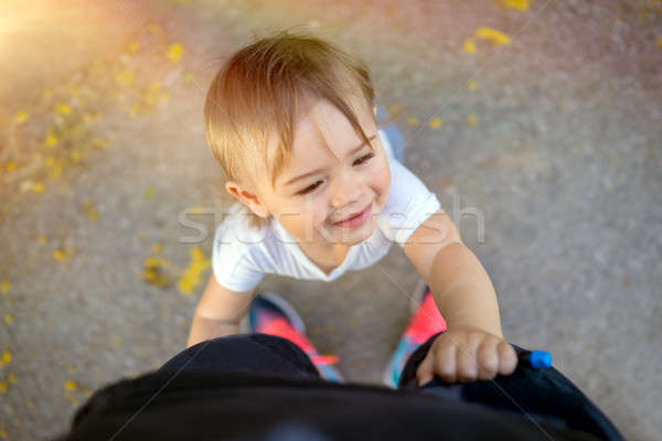 Happy boy with mommy Stock photo © Anna_Om