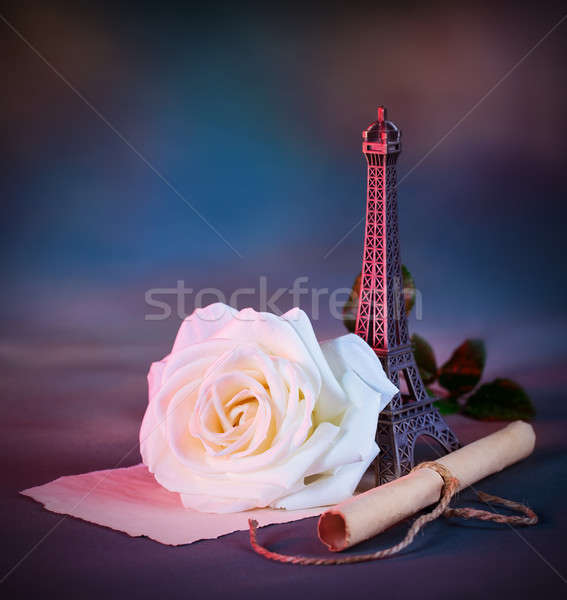 Amour lettre photos belle style rétro still life [[stock_photo]] © Anna_Om