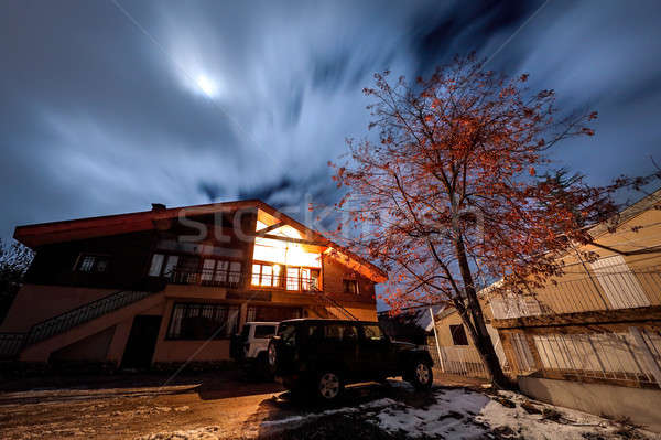 Great beautiful suburban house Stock photo © Anna_Om