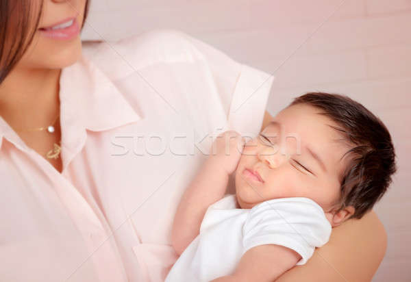 Stock photo: Adorable sleeping girl