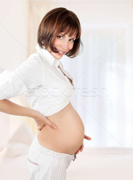 Pregnant woman portrait Stock photo © Anna_Om