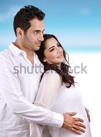 Young loving family Stock photo © Anna_Om
