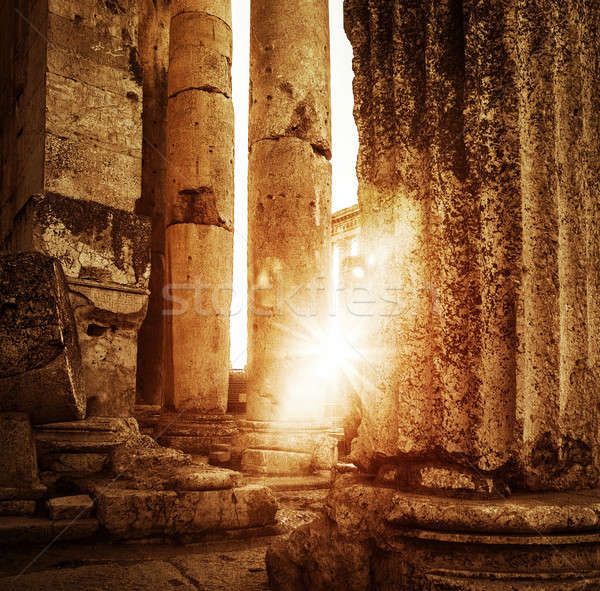 Jupiter's temple  Baalbek, Lebanon Stock photo © Anna_Om