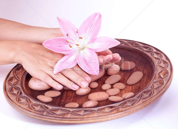 Hands spa concept Stock photo © Anna_Om