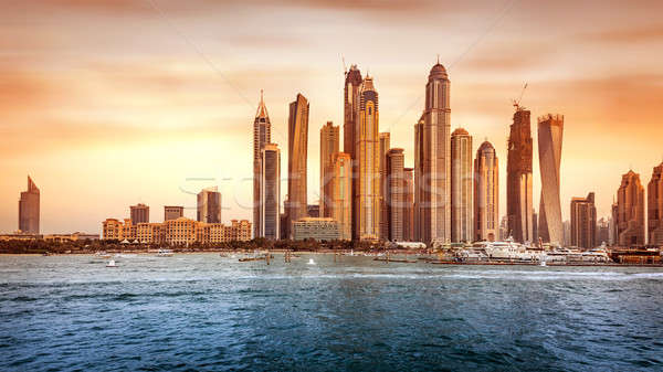 Beautiful Dubai cityscape Stock photo © Anna_Om