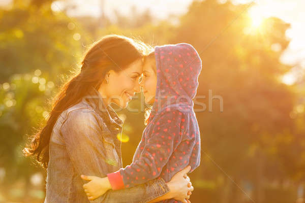 Happy mother with daughter Stock photo © Anna_Om