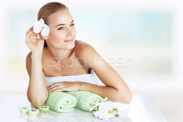 Enjoying day spa Stock photo © Anna_Om
