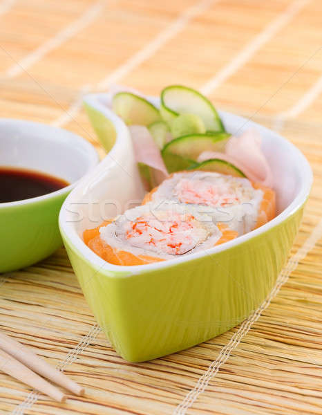 Delicious sushi Stock photo © Anna_Om