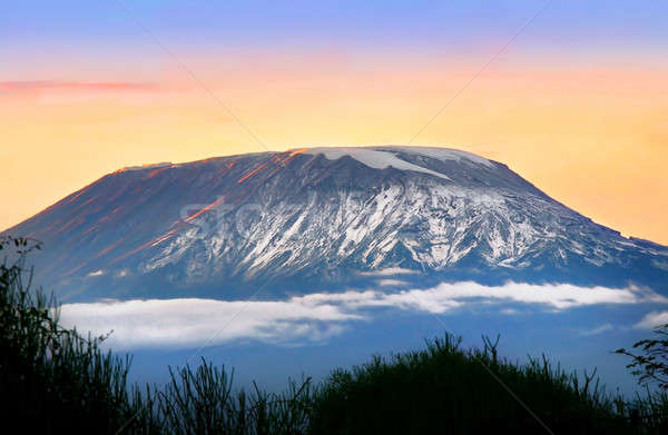 Stock photo: Sunrise on mount Kilimanjaro