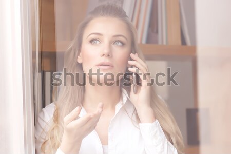 Serious business woman Stock photo © Anna_Om