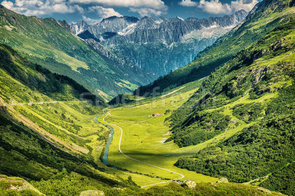 Majestic mountains view Stock photo © Anna_Om