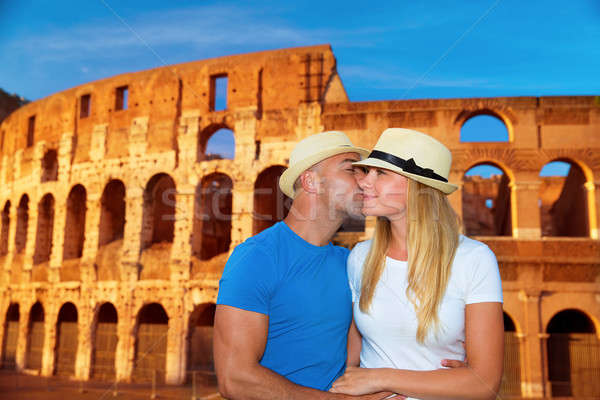 Romantic vacation to Rome, Italy Stock photo © Anna_Om