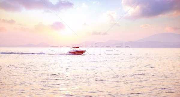 Luxury motorboat Stock photo © Anna_Om