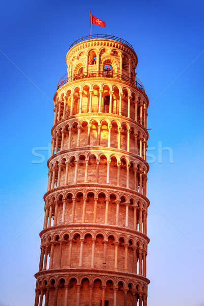 Tour ciel bleu Europe Italie anciens [[stock_photo]] © Anna_Om