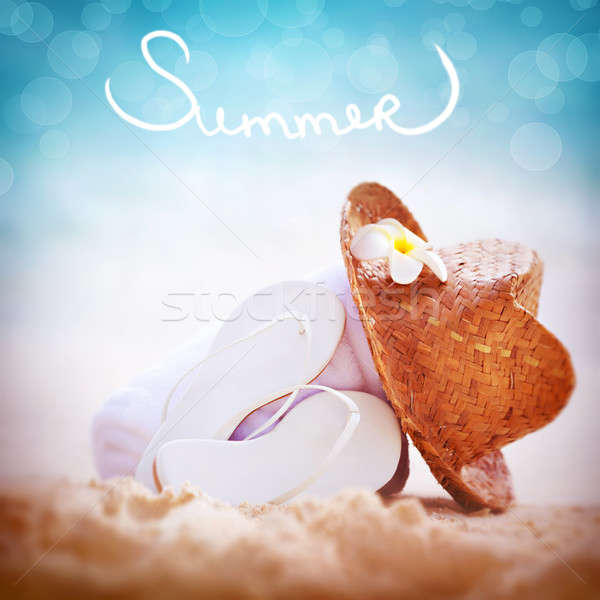 Summer vacation background Stock photo © Anna_Om