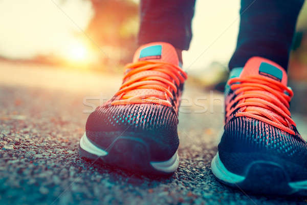 Egészséges életstílus fut napos nyár nap Stock fotó © Anna_Om