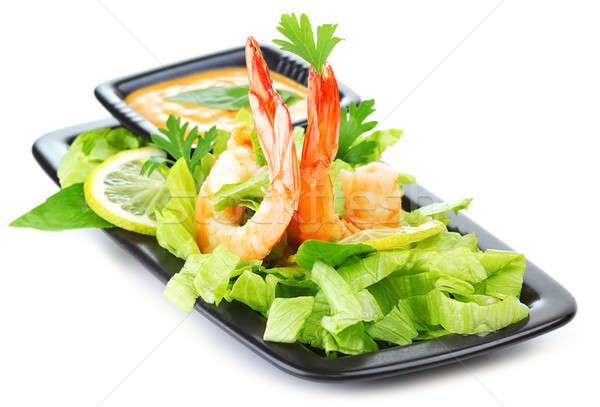 Shrimp salad Stock photo © Anna_Om
