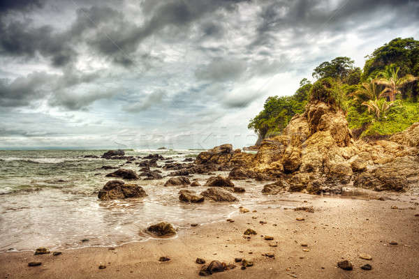 Sturm Insel Bild dramatischen zentrale america Stock foto © Anna_Om