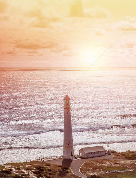 Lighthouse on seashore Stock photo © Anna_Om