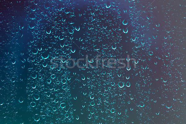 Сток-фото: дождь · капли · окна · стекла · капли · воды · мнение