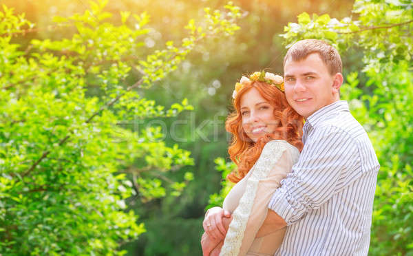 Happy loving couple Stock photo © Anna_Om