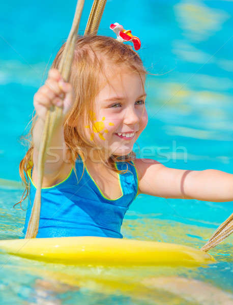 Parc aquatique portrait adorable jaune [[stock_photo]] © Anna_Om
