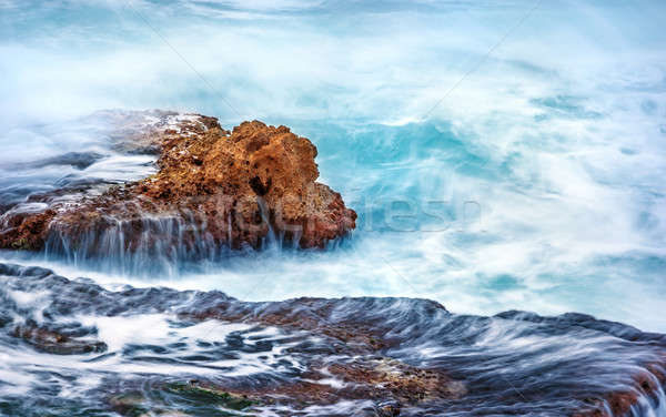 Rock in the sea Stock photo © Anna_Om