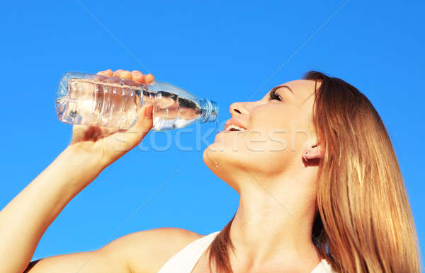 Drinking water Stock photo © Anna_Om