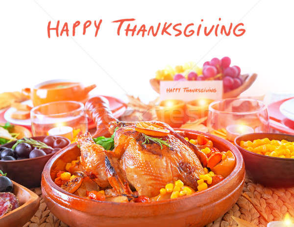 Happy Thanksgiving day Stock photo © Anna_Om