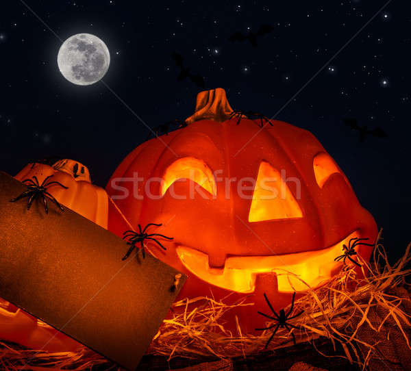 Halloween notte scary buio Foto d'archivio © Anna_Om