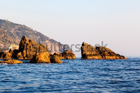 Rocce tramonto Italia natura estate Foto d'archivio © anshar