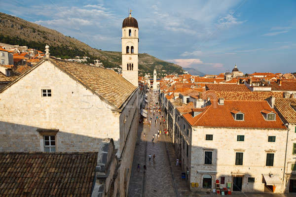 Panoramisch dubrovnik stad muren Kroatië Stockfoto © anshar