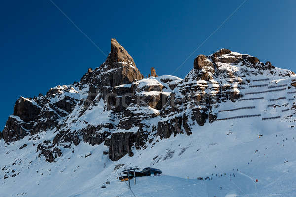 Porta Vescovo Peak on the Ski Resort of Arabba, Dolomites Alps,  Stock photo © anshar