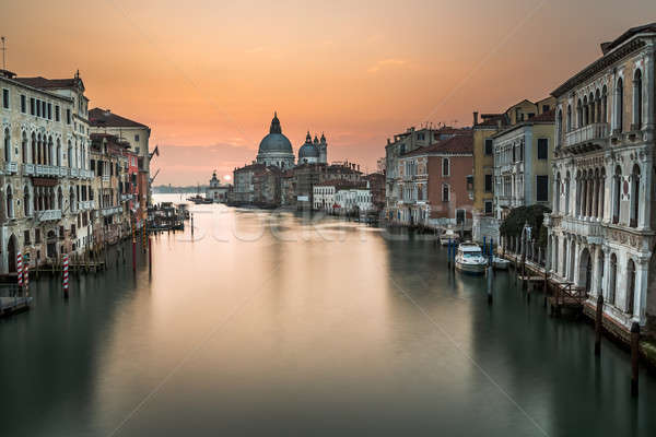 Grand Canal and Santa Maria della Salute Church from Accademia B Stock photo © anshar