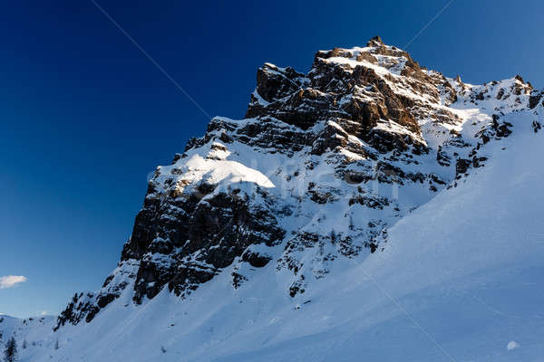 Stock photo: Rocky Mountains on the Ski Resort of Arabba, Dolomites Alps, Ita