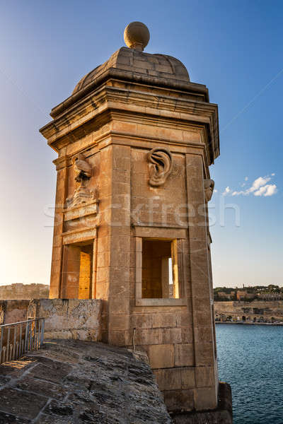 Fortified Tower in Gardjola Gardens, Malta Stock photo © anshar