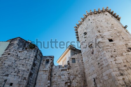 Fortified Walls and Towers of Split, Croatia Stock photo © anshar