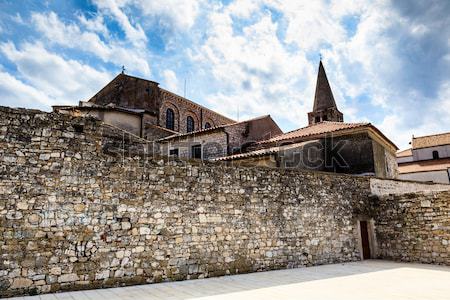 Euphrasius Church in Porec, Croatia Stock photo © anshar