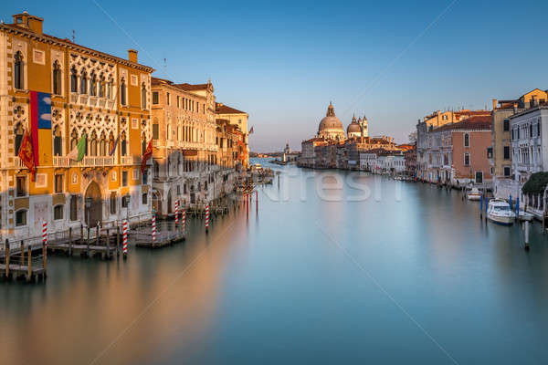 Grand Canal and Santa Maria della Salute Church from Accademia B Stock photo © anshar