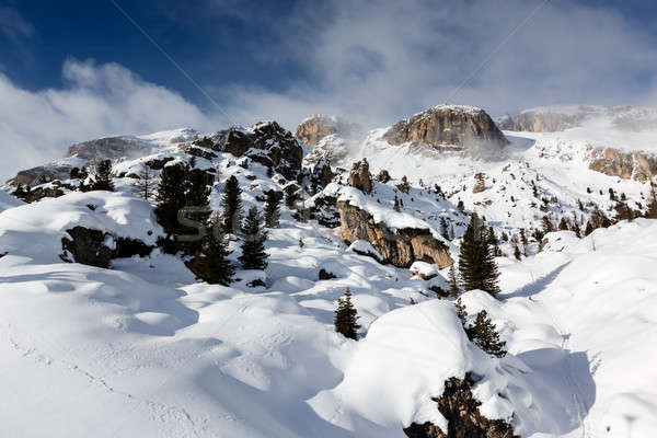 Rocky Mountains on the Skiing Resort of Arabba, Dolomites Alps,  Stock photo © anshar