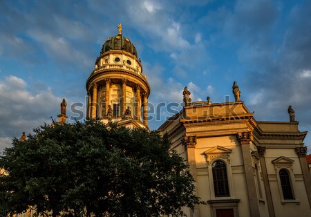 German Cathedral on Gendarmenmarkt Square in Berlin, Germany Stock photo © anshar